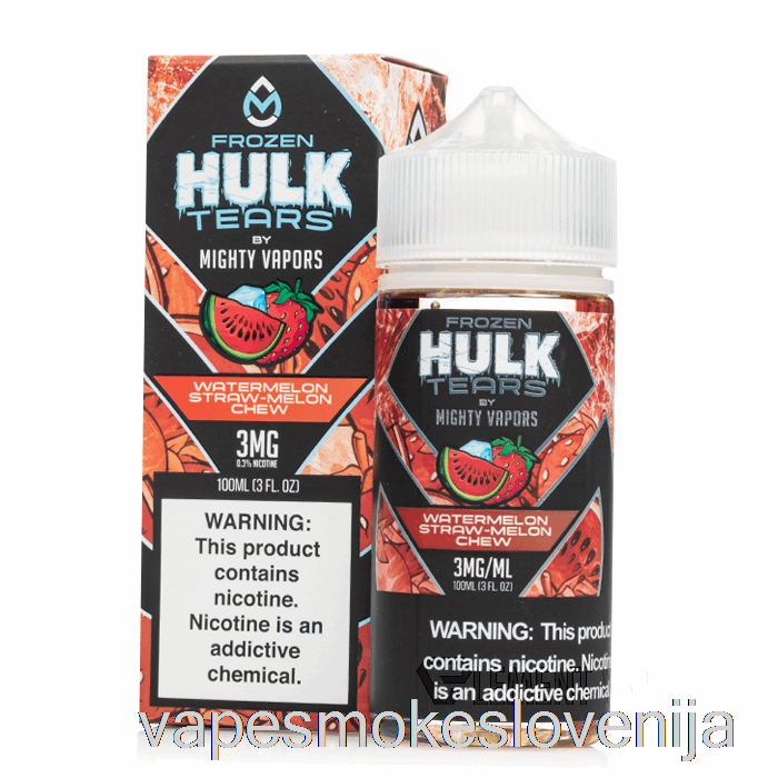 Vape Petrol Zamrznjena Lubenica Slama Melona žvečilka - Hulk Tears - 100 Ml 6 Mg